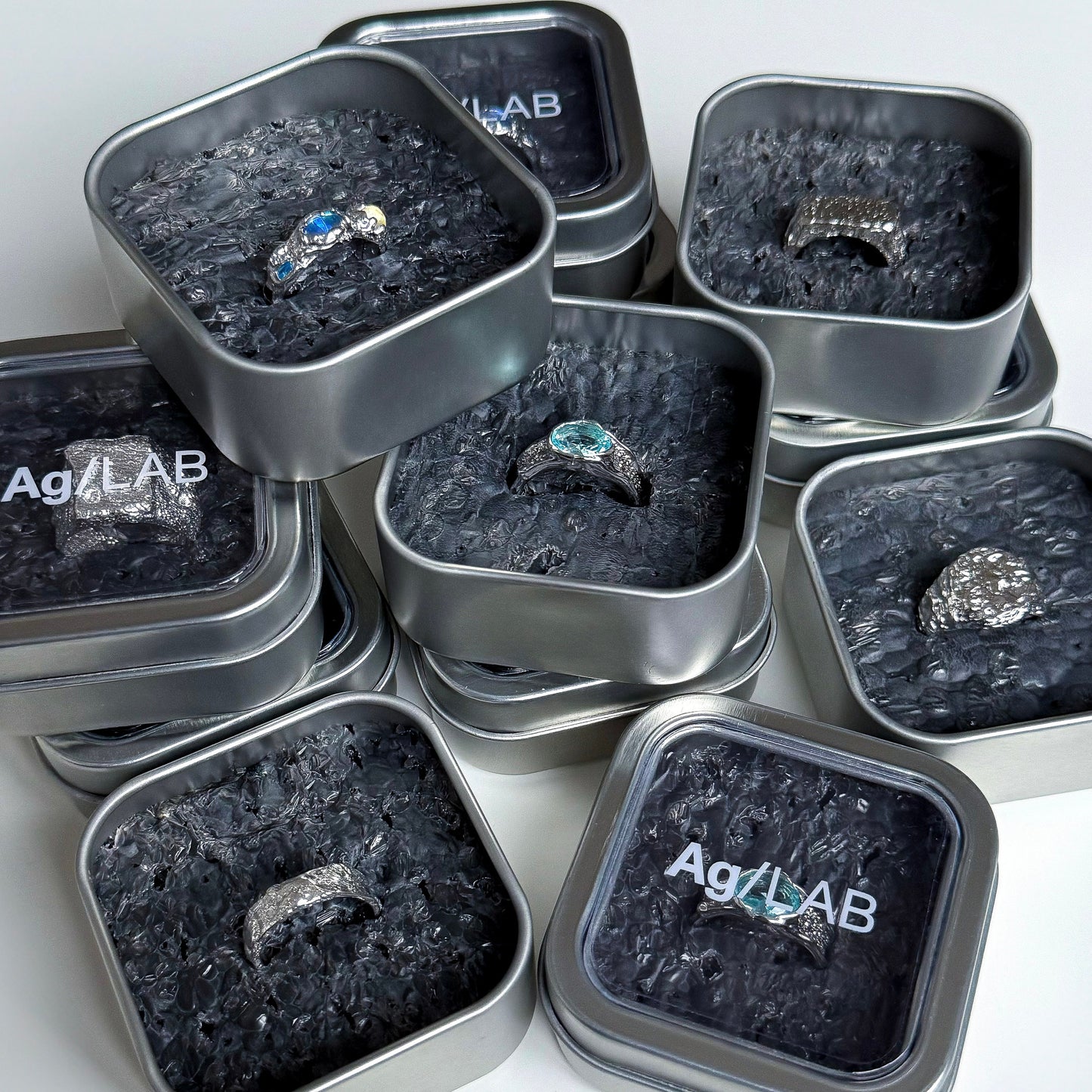 925 Sterling Silver Ring Brutalist Ring Handmade Hammered Ring Adjustable Textured Ring Chunky Statement Ring Rocky Ring Thick Jewellery