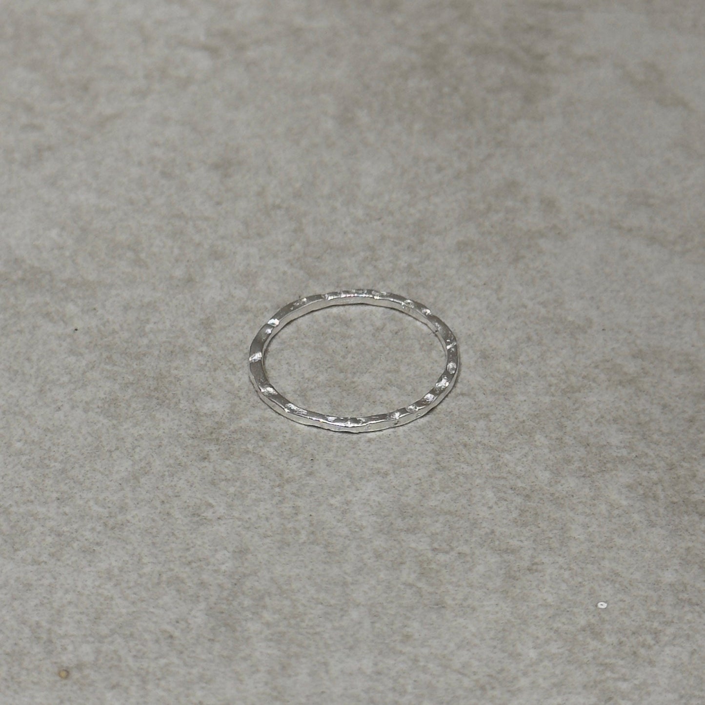 925 Sterling Silver Ring Thin Ring Brutalist Ring Handmade Ring Hammered Ring Textured Ring Statement Ring Stacking Ring Rocky Ring