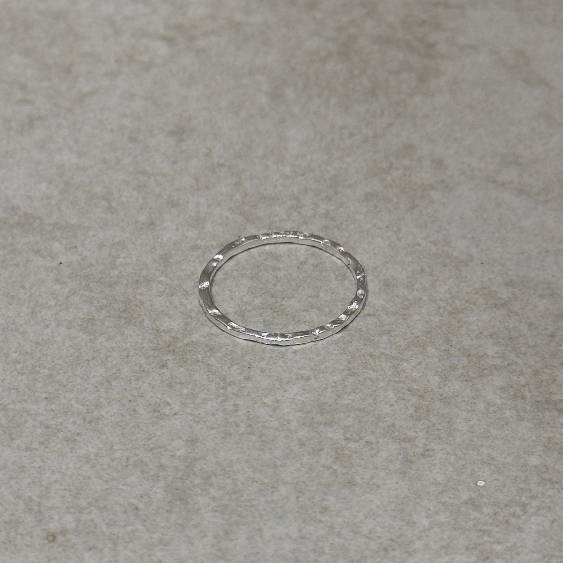 925 Sterling Silver Ring Thin Ring Brutalist Ring Handmade Ring Hammered Ring Textured Ring Statement Ring Stacking Ring Rocky Ring